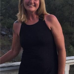 Lucky Brand Black Eyelet Lined Sun Dress M